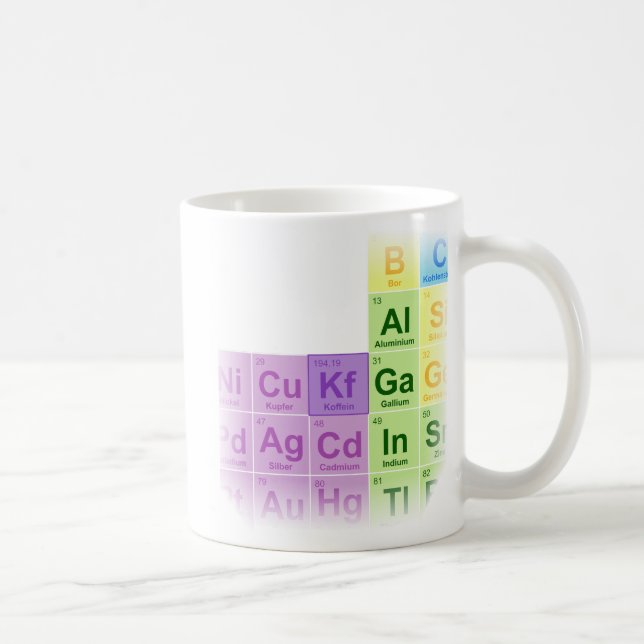 Taza De Café Unispruch "Kaffee" Student Geschenk, Studenten (Derecha)