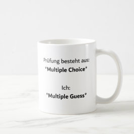 Taza De Café Unispruch "multiple guess" Geschenk, Studenten