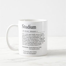 Taza De Café Unispruch "Studium" Geschenk, Studenten