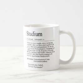 Taza De Café Unispruch "Studium" Geschenk, Studenten