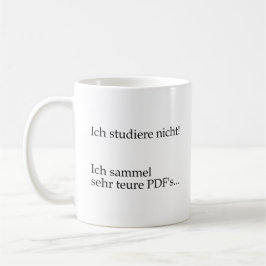 Taza De Café Unispruch "teure PDFs" Geschenk, Studenten