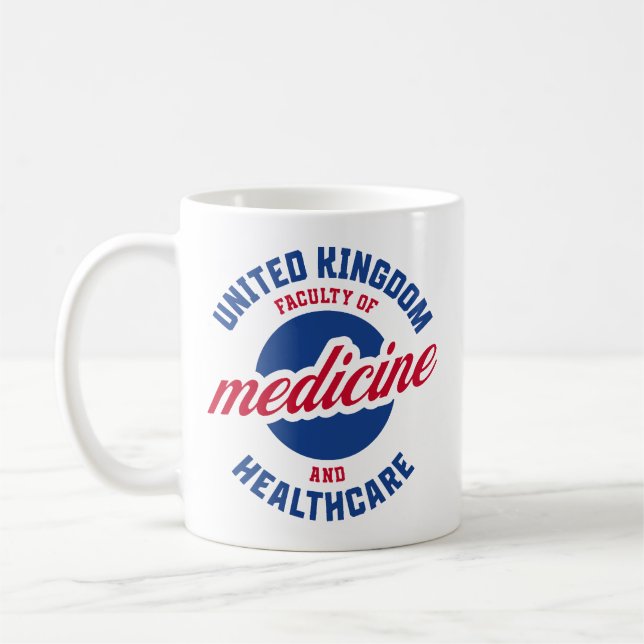 Taza De Café United Kingdom Faculty Of Medicine And Healthcare (Izquierda)
