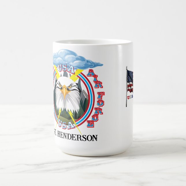 Taza De Café United States Air Force Vereran  (Centro)