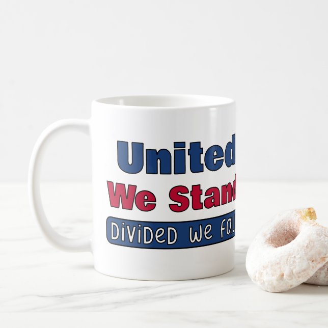 Taza De Café United We Stand (Con donut)