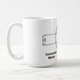Taza De Café Universal Motor Diagram on Coffee Mug