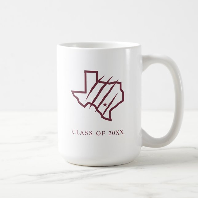 Taza De Café Universidad A&M de Texas-San Antonio | Logo estata (Derecha)