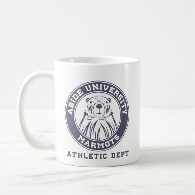 Taza De Café Universidad Abide Marmots Mug (Izquierda)