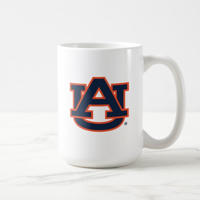 Taza De Café Universidad Auburn | Logo de Auburn UA (Derecha)