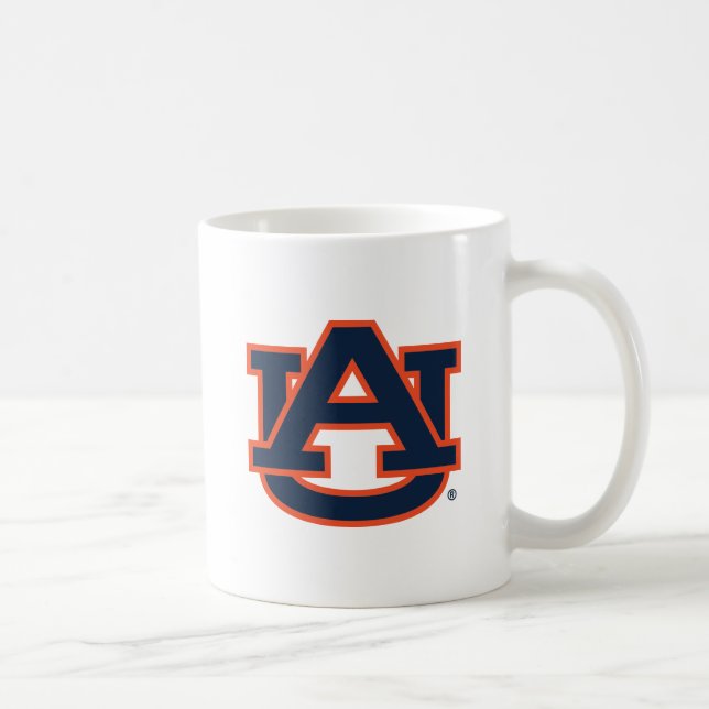 Taza De Café Universidad Auburn | Logo de Auburn UA (Derecha)