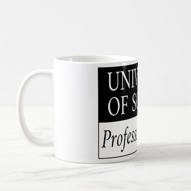 Taza De Café Universidad de Ciencia - Profesor de Lógica (Izquierda)