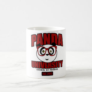 Taza De Café Universidad de la panda - rojo