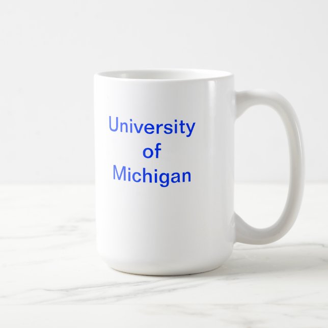 Taza De Café Universidad de Michigan (Derecha)