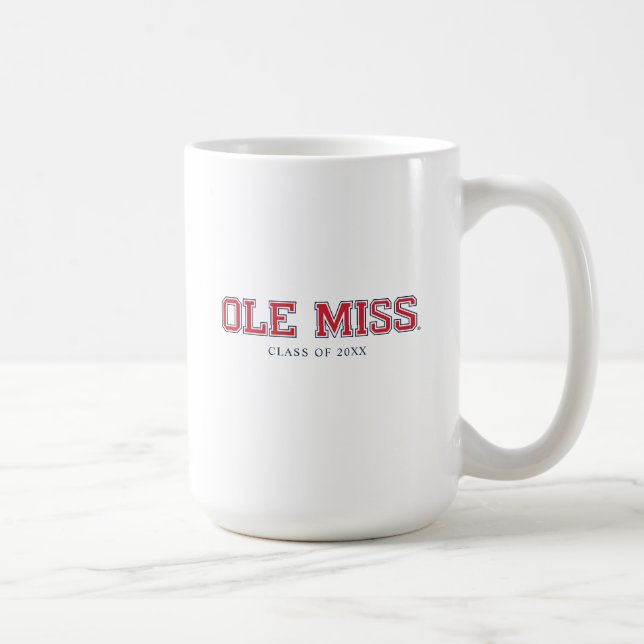 Taza De Café Universidad de Misisipi | Ole Miss Wordmark (Derecha)