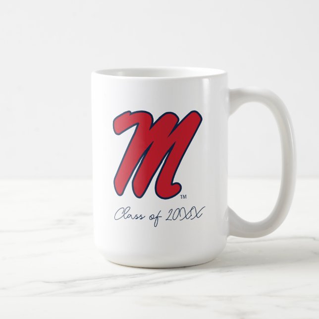 Taza De Café Universidad de Misisipi | Script M (Derecha)