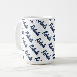 Taza De Café Universidad de Misisipi   Script Rebels