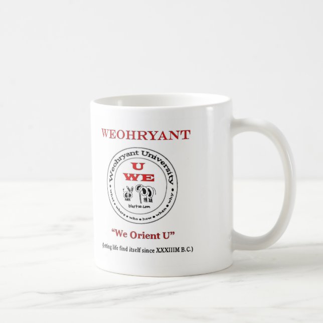 Taza De Café Universidad de Weohryant (Derecha)
