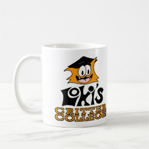 Taza De Café Universidad del Critter del Loki ambidextra