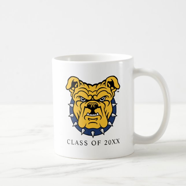 Taza De Café Universidad Estatal NCA&T | Cara de Bulldog (Derecha)