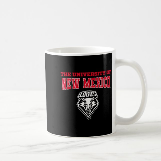 Taza De Café University Of New Mexico Unm Lobos Ncaa Unm&#   (Derecha)