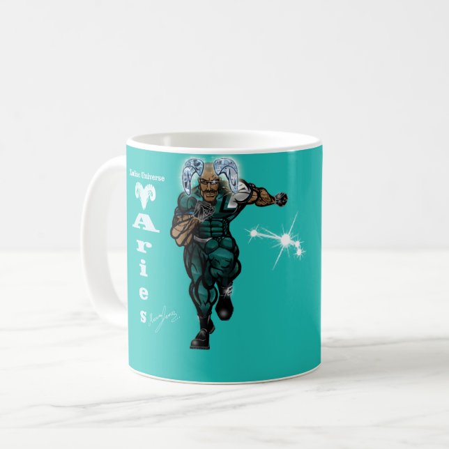 Taza De Café Universo zodiaco - Aries Mug (Anverso izquierdo)