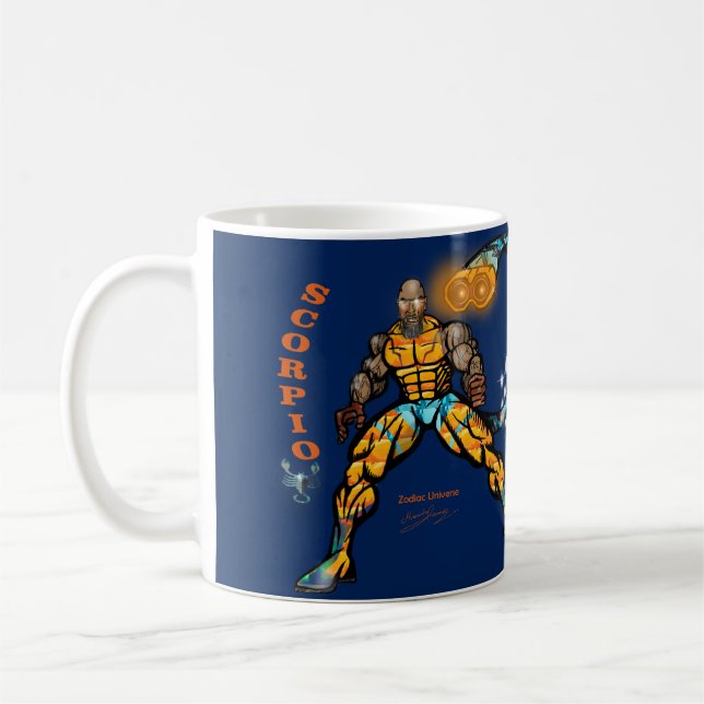 Taza De Café Universo zodiaco - Escorpio (Izquierda)