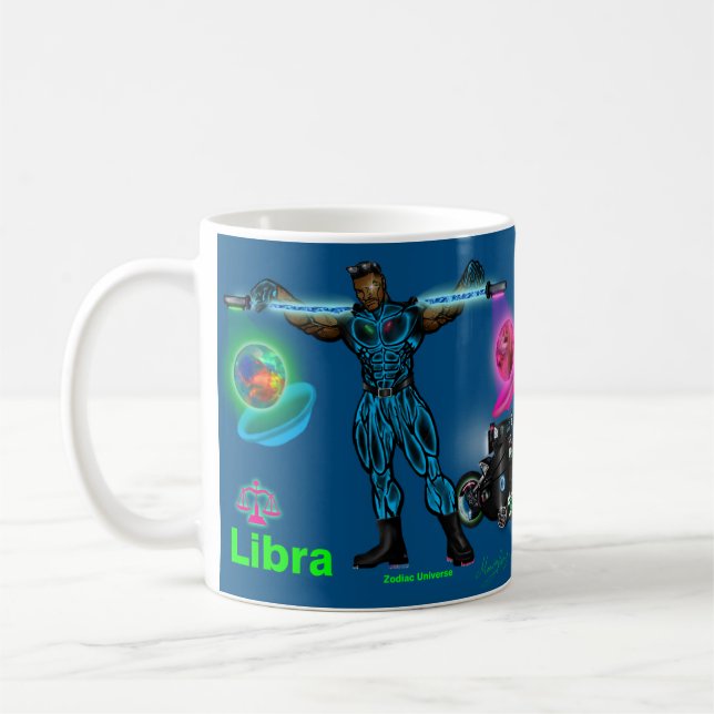 Taza De Café Universo zodiaco - Libra Mug (Izquierda)