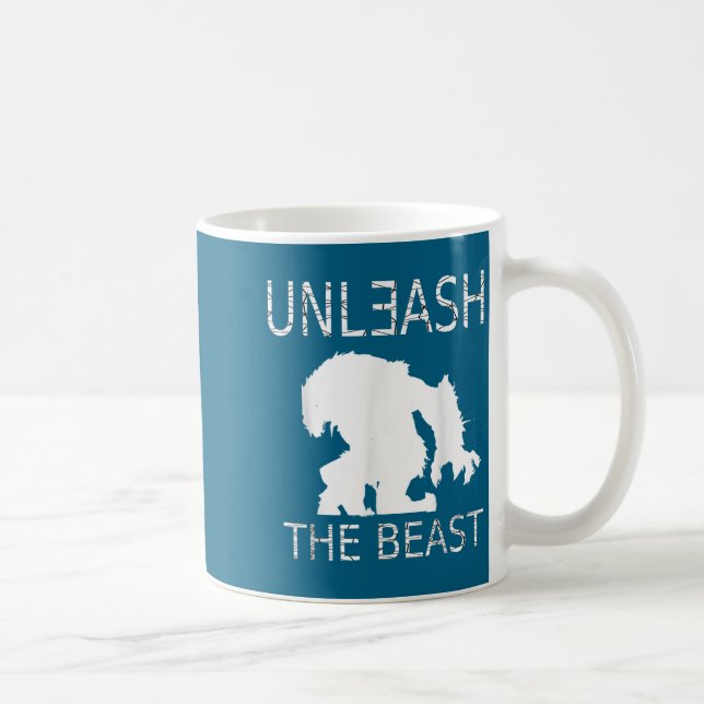Taza De Café Unleahe Workout Motivation Gym Graphic  (Derecha)