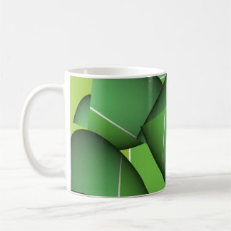 Taza De Café Uno abstracto verde