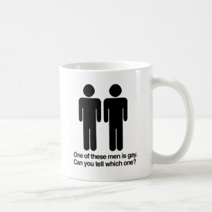 Taza De Café UNO DE ESTOS HOMBRES ES GAY ¿PUEDE DECIR CUÁL ES.p