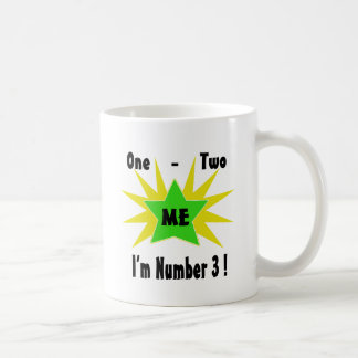 Taza De Café Uno dos yo número 3
