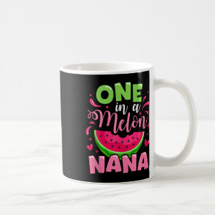 Taza De Café Uno En Melon Nana Summer Birday Party Family M