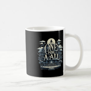 Taza De Café Uno Para Todos Que Acepta La Unidad En Un Mundo De