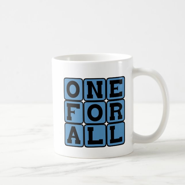 Taza De Café Uno Para Todos, Voluntariado (Derecha)