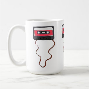 Taza De Café Unwound Cassette Tape Mixtape Retro Vintage
