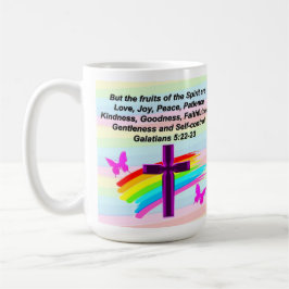 TAZA DE CAFÉ UPLIFICACIÓN DE LOS GALATIANOS 5 ESCRITURA