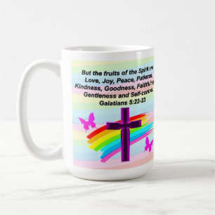 TAZA DE CAFÉ UPLIFICACIÓN DE LOS GALATIANOS 5 ESCRITURA