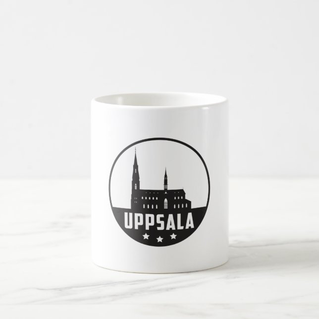 Taza De Café Uppsala Suecia City Skyline Cityscape Funny Gift (Centro)