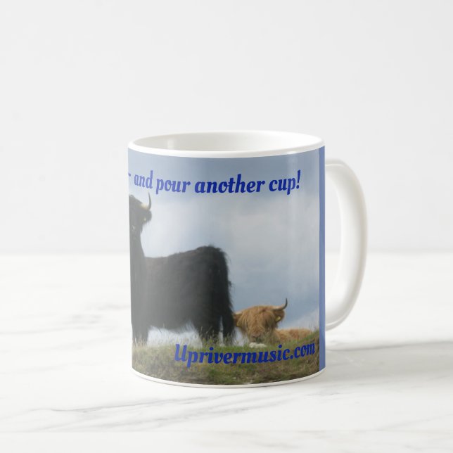 Taza de café Upriver de la música (Anverso derecho)