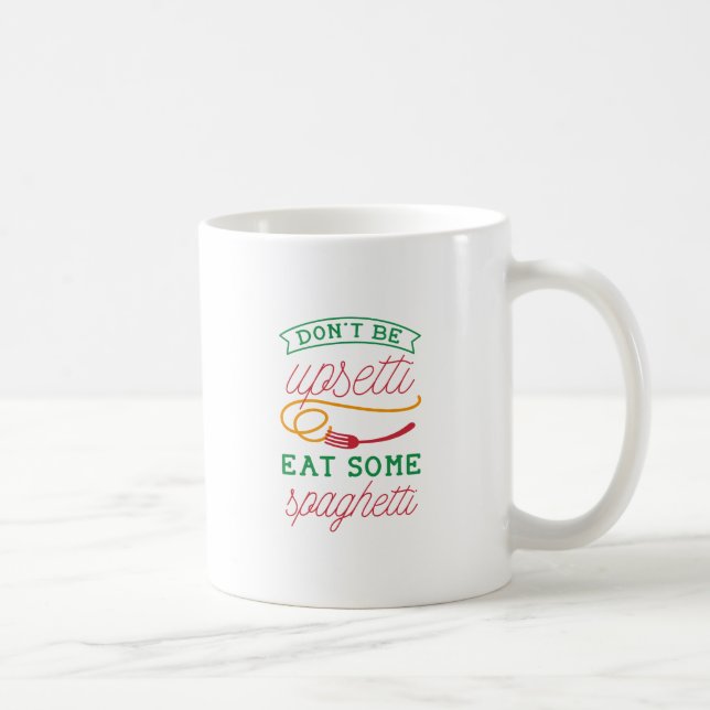 Taza De Café Upsetti Spaghetti (Derecha)