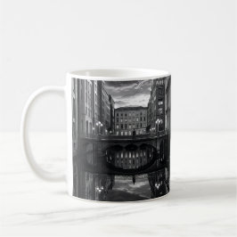 Taza De Café Urban Bridge Reflection Calm