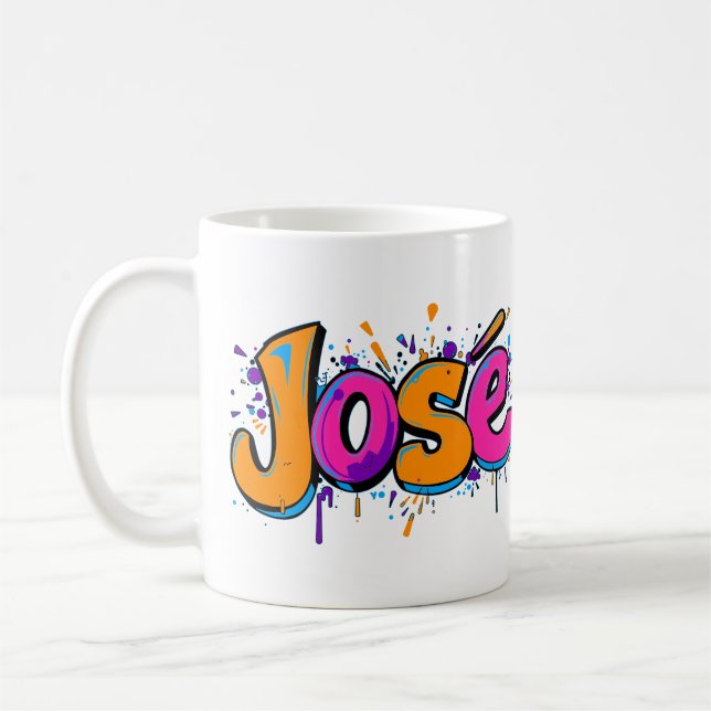 Taza De Café Urban Comic Jose , 5 farbig (Izquierda)