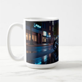 Taza De Café Urban Night Motorcycle