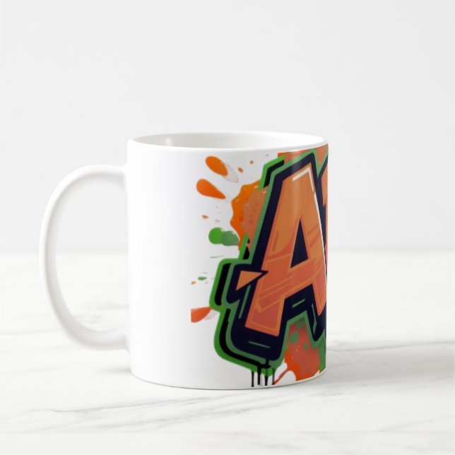 Taza De Café Urban Splash Art Graffiti Pulse Bold Street Expres (Izquierda)