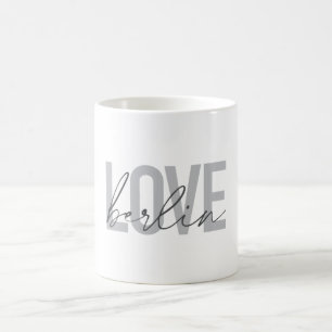 Taza De Café Urbano, moderno, simple, genial diseño Love Berlin