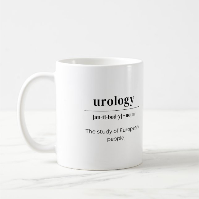 Taza De Café Urology Dictionary Definition Study Of European (Izquierda)