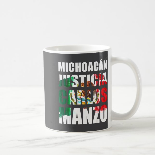 Taza De Café Uruapan Michoacán México, Carlos Manzo, Mexicans M (Derecha)