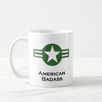 Taza De Café US American Badass Green