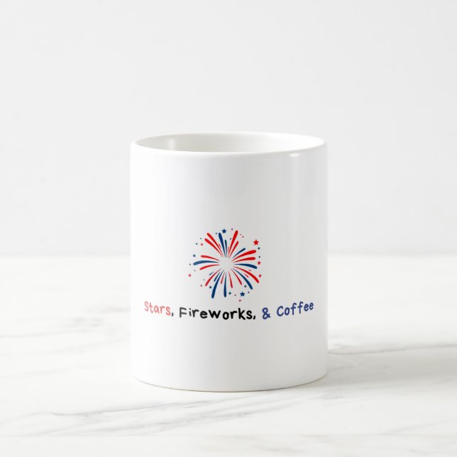 Taza De Café US Independence Day (Centro)
