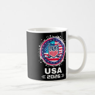 Taza De Café Usa 2026 Hockey Bandera Americana Mujeres Hombres
