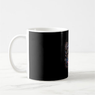Taza De Café Usa 250 mapache patriótico bebiendo cerveza gafas